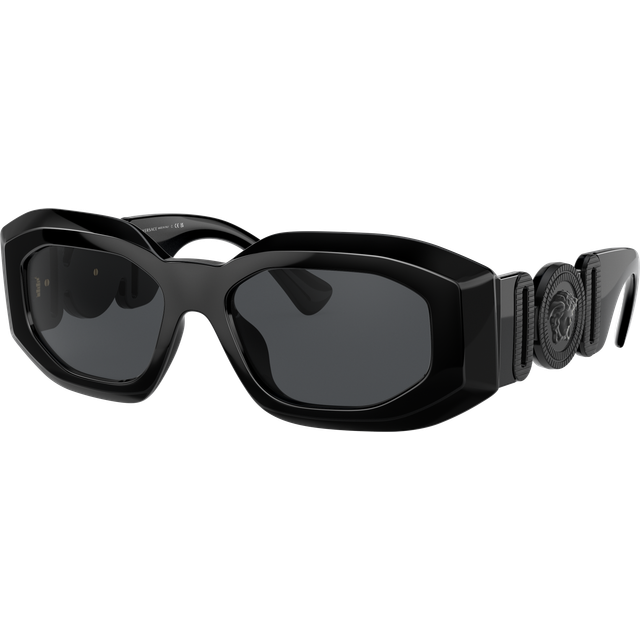 Versace Man VE4425U 536087 Solglasögon Nylon Svart Grå Geometrisk Normal