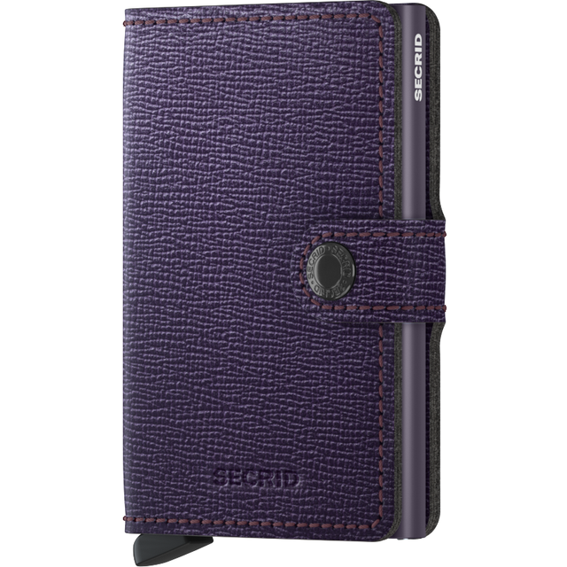 Secrid - Mini Leather Wallet Crisple Purple