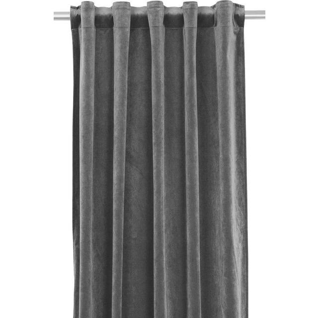Svanefors Gardinlängd Elise 2-pack - 135x320 cm / Mörkgrå