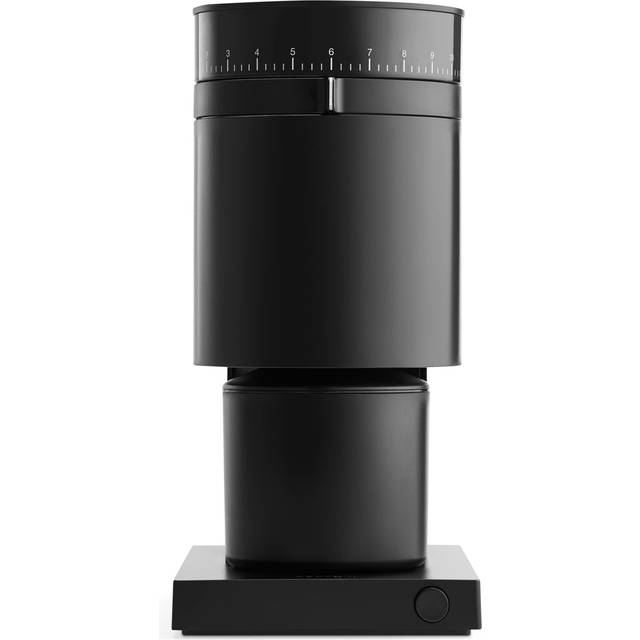 Fellow Opus Kaffekvarn – elektrisk kaffekvarn för alla ändamål – espressokvarn med 41 inställningar för espresso, dropp, fransk press + kallbrygd – matt svart