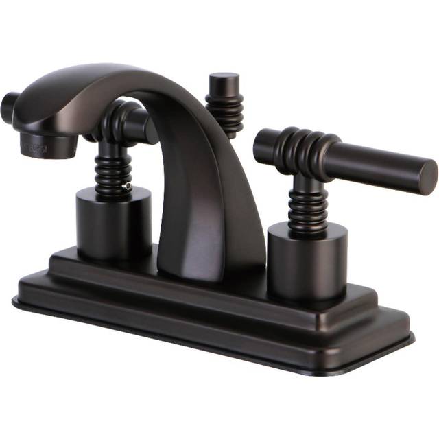 Kingston Brass KS4645ML 4 in. Centerset Bathroom Faucet  Oil Rubbed Br