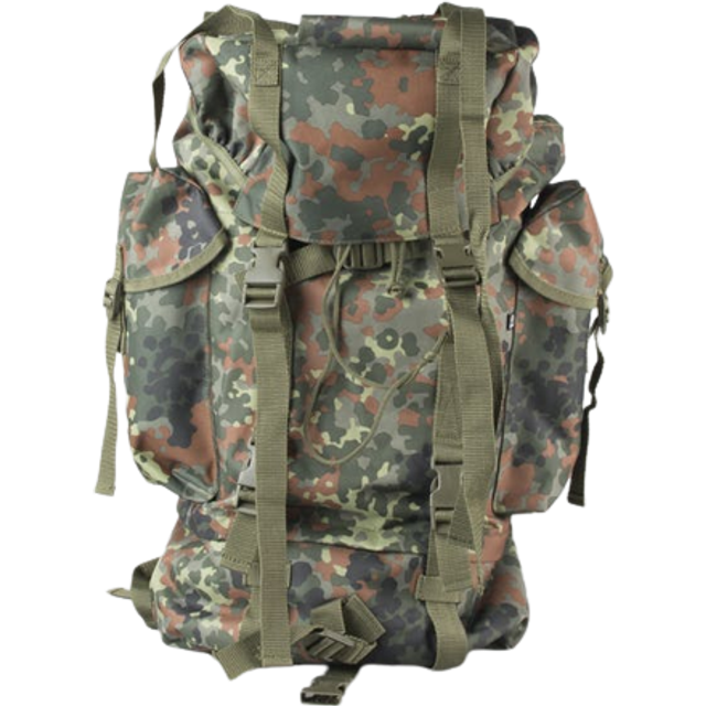 Brandit BW Kampfrucksack , color: Camo (Flecktarn) , size: 65 l
