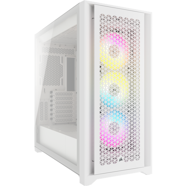 CORSAIR iCUE 5000D RGB AIRFLOW Mid-Tower Case, 3x AF120 RGB ELITE Fans - iCUE Lighting Node PRO Controller - High-Airflow Design - True Vit