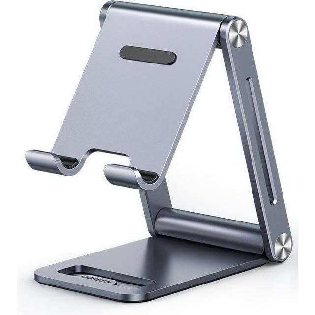 UGREEN Mobile Phone Stand Holder Desk Phone Dock Aluminum Portable Foldable Mount Video Call Compatible with iPhone 13 Pro Max 12 XS XR 8 SE Gala