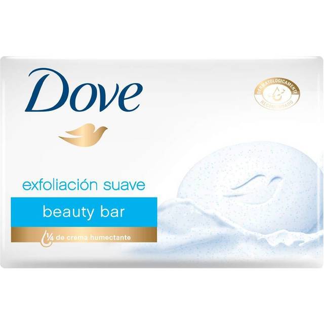 Dove  Beauty Bar Soap  Gentle Exfoliating Mositurizing Clean Body- 4.75oz ( Pack of 24)