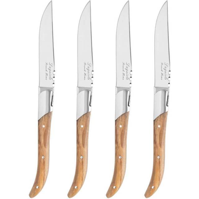 French Home Wood Grain Laguiole Steak Knives (Set Of 4)