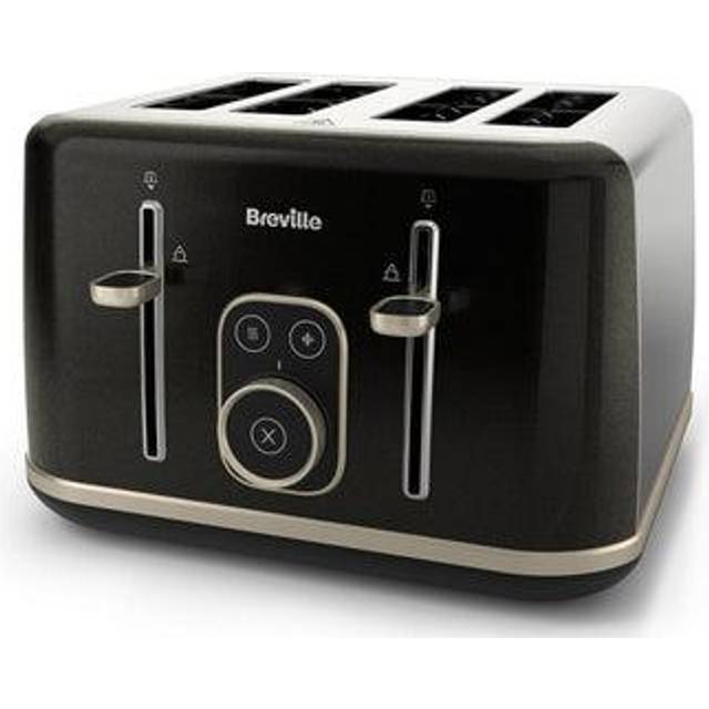 Breville VTR019 Aura 4 Slice Toaster - Shimmer Black Black