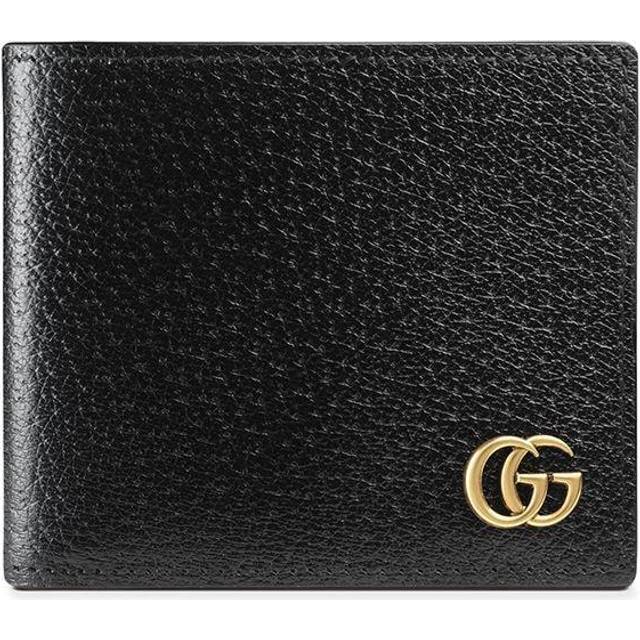 Gucci GG Marmont Leather Bi Fold Wallet Black