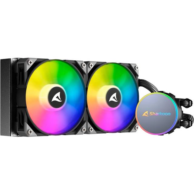 Sharkoon S70 240mm All-in-One ARGB Intel/AMD CPU Liquid Cooler Black