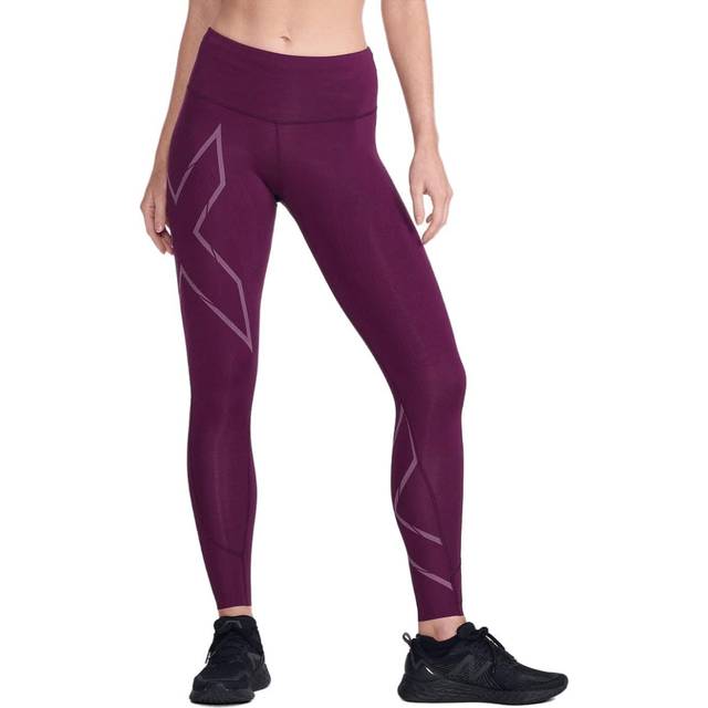 2XU W's Light Speed Mid-Rise Compress Black/ Black Reflective (XS)