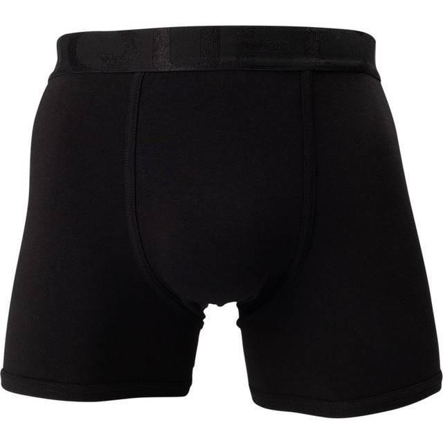 Bambu Boxer Kalsong - Long Leg Svart - M - (M)
