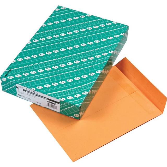 Quality Park 43667 Redi-Seal Envelope  Plain  28Lb  9-1/2-Inch x12-1/2-Inch  100/BX  KFT
