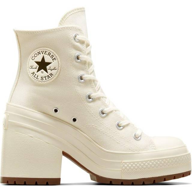 Sneakers Converse Chuck 70 De Luxe Heel Egret/ Egret/ Black UK 8 (8)