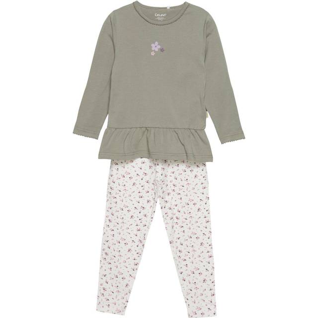 Celavi flickpyjamas W. AOP pyjamasset, Snövit, 100 cm