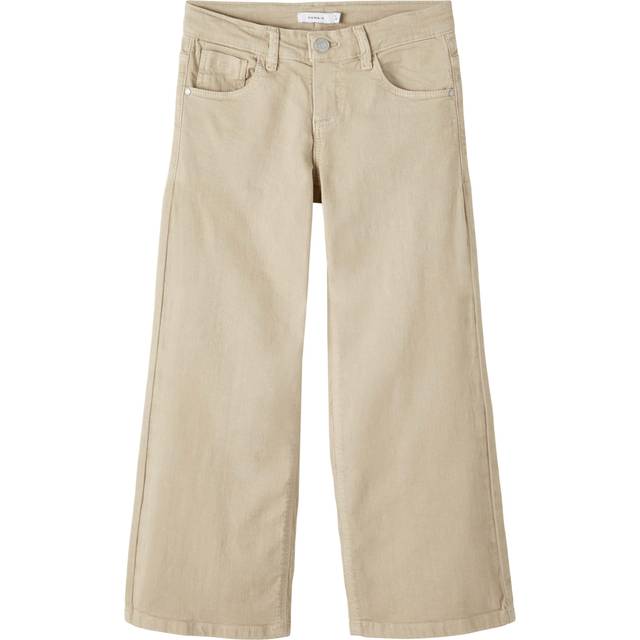 Name it kids - Jeans nkfRose Wide Twi Pant 1115-TP - Beige
