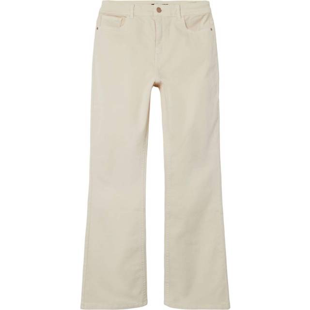 NAME IT NLFTAZZA TWI HW Bootcut Pant Noos Jeans, Havregryn, 176 flickor, Havregryn, 176