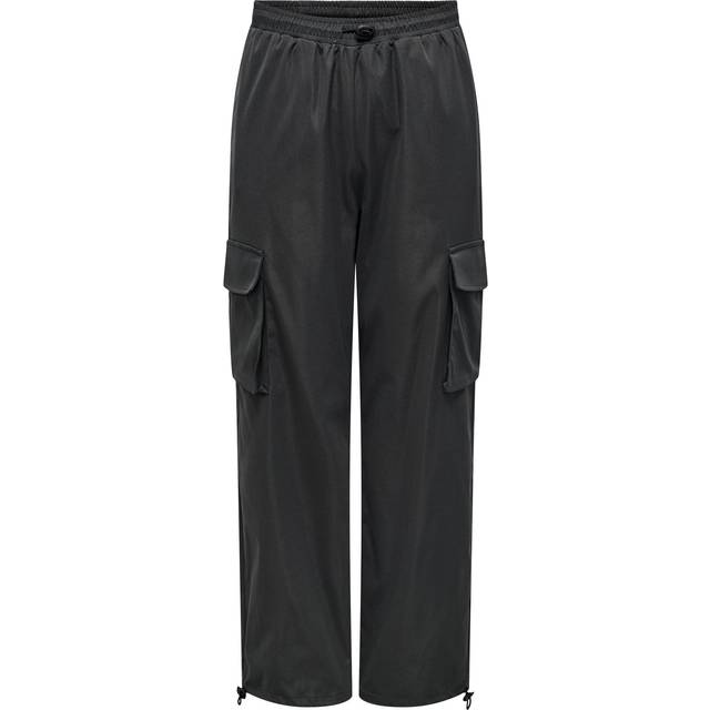 ONLY Cargobyxor ONLCASHI Normalt skurna cargobyxor, Korp, XS / 32L
