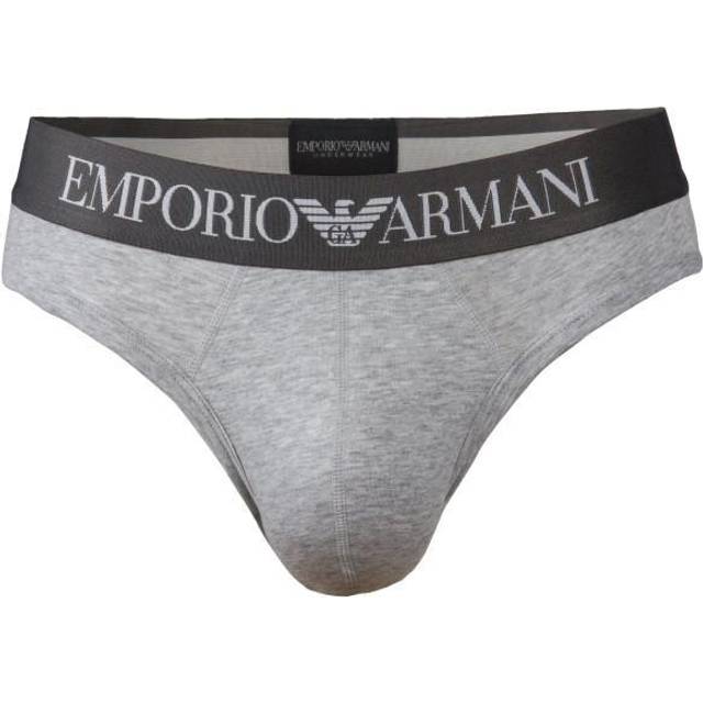 Emporio Armani Stretch Cotton Brief - Grey