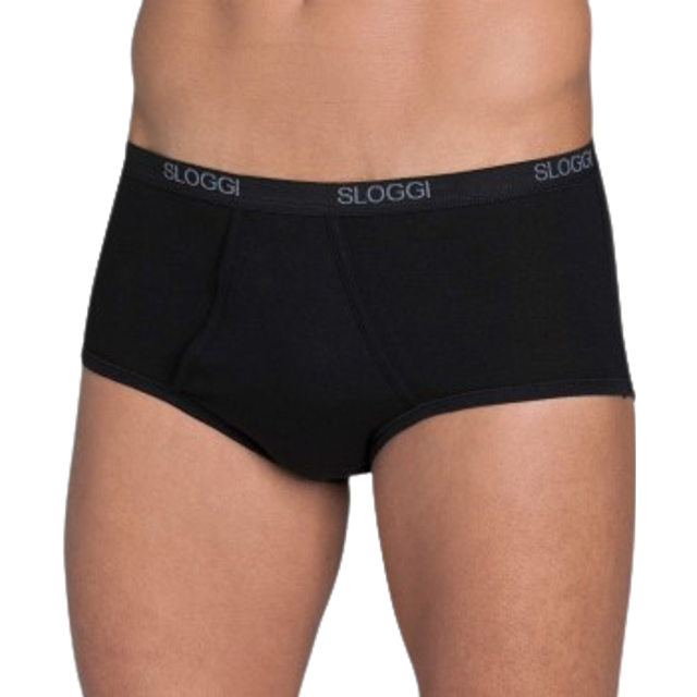 sloggi Herr basic maxi hipster, Svart, 6