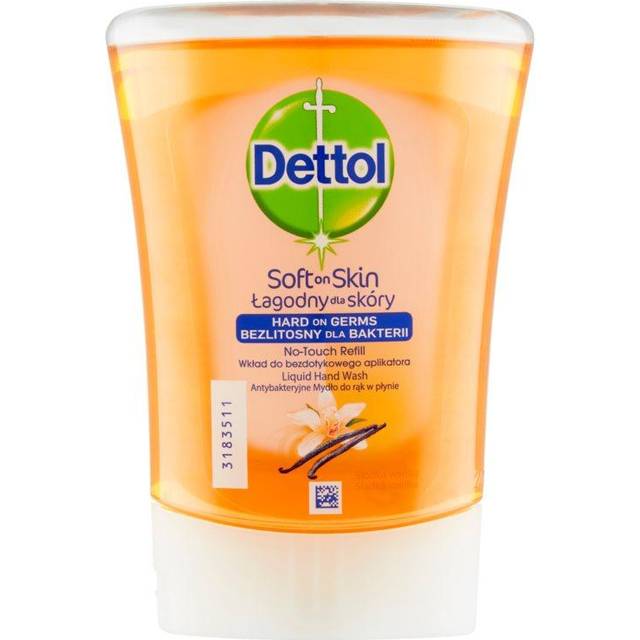Dettol Soft on Skin Kids No-Touch Refill påfyllning för beröringsfri tvålautomat Honey & Vanilla 250 ml