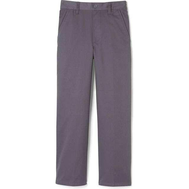 French Toast Boys' Little Pull-on Relaxed Fit School Uniform Pant Standard & Husky  Heather Gray  4