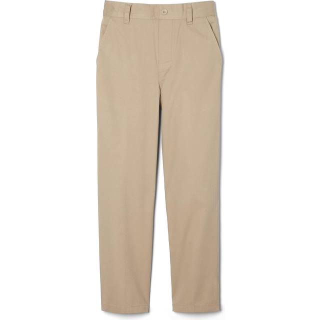 French Toast Boys' Toddler Pull-on Relaxed Fit School Uniform Pant (Standard & Husky)  Khaki  3T