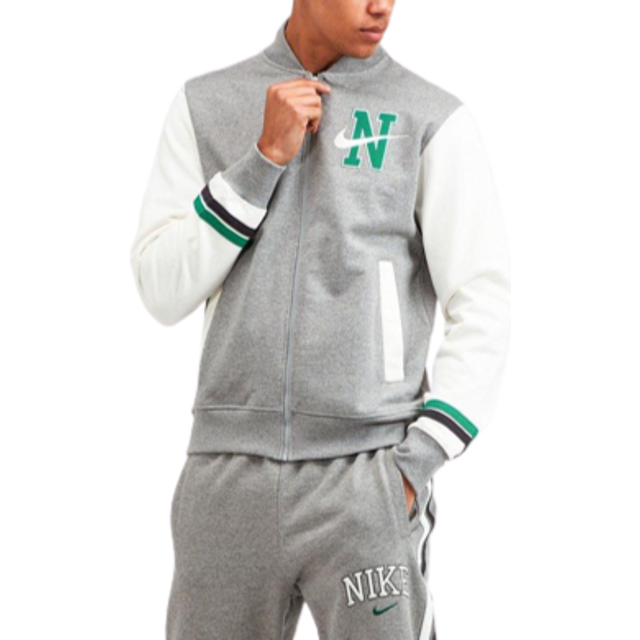Men's Nike Retro Varsity Jacket - Red, Red
