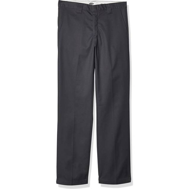 Dickies Boys' Big Slim Straight Pant  Charcoal  12