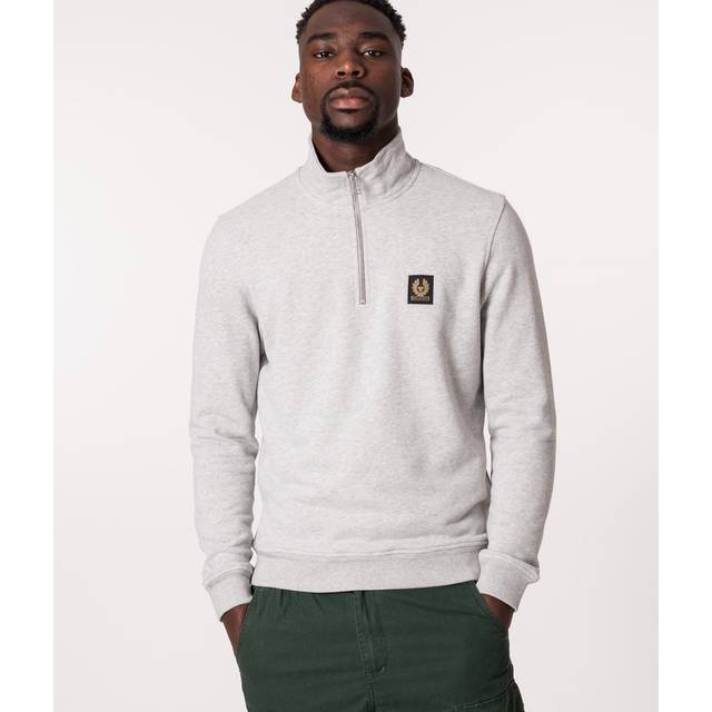 Belstaff Quarter Zip Sweatshirt Grey