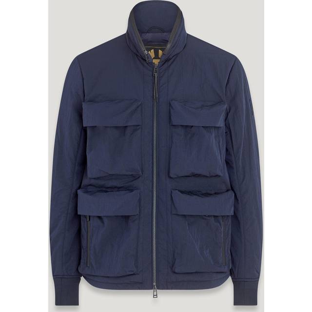 Belstaff Mens Varial Dark Ink Thin Navy Blue Jacket - Size Small