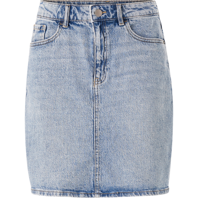 Vila - Jeanskjol viKaja Jaf Lbd Denim Skirt - Blå