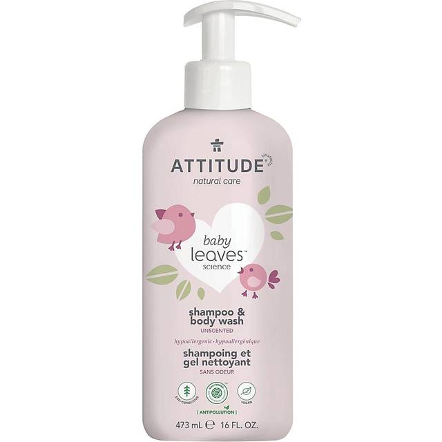 Attitude Baby Leaves 2 in 1 Shampoo & Body Wash - Fragrance Free