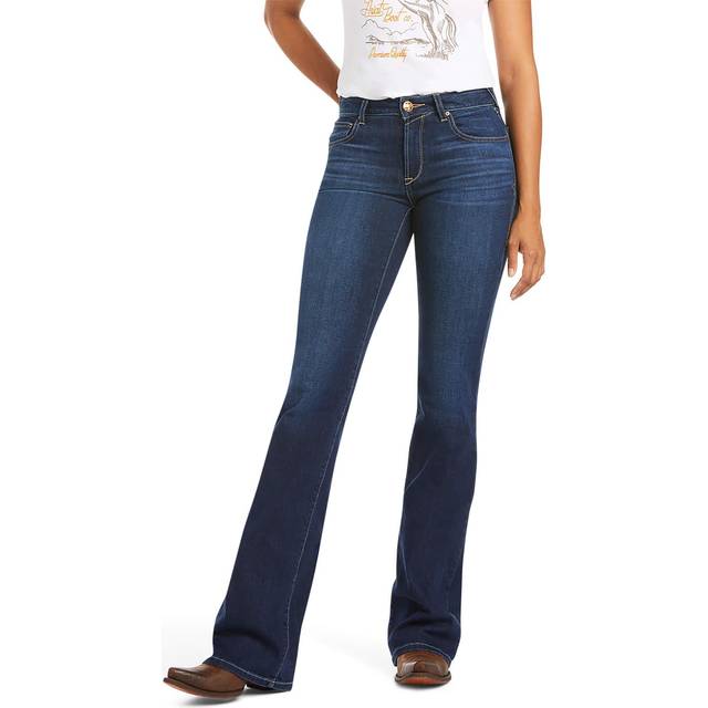 Women's Ultra Stretch Perfect Rise Katie Flare Jeans in Maya Cotton, Size 25 Long, by Ariat
