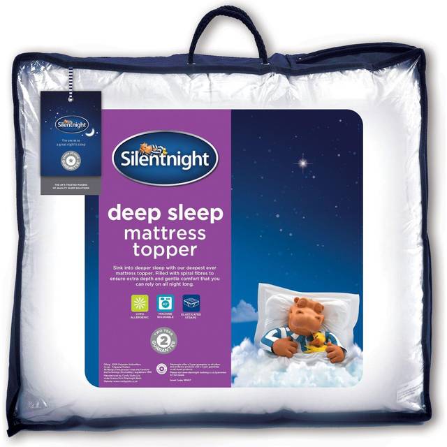 Silentnight Deep Sleep Mattress Topper - White - SINGLE