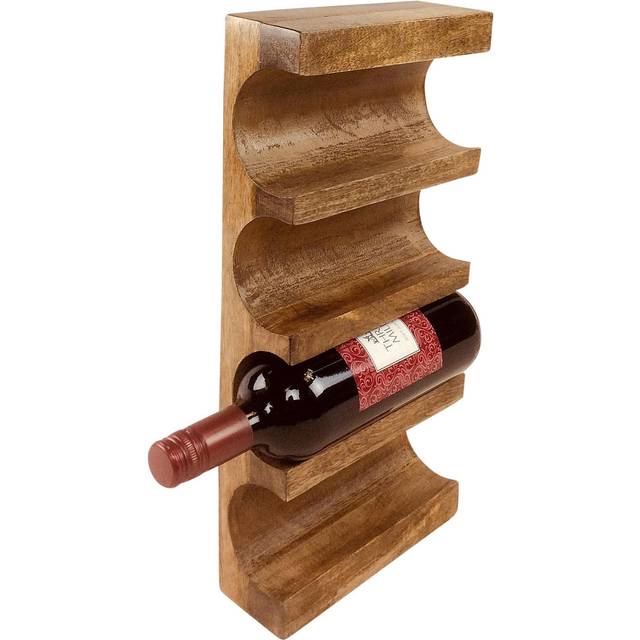 Wall Mounted Wooden Wine Rack
