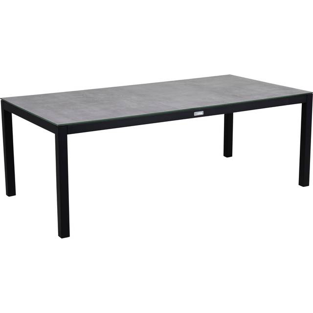 Brafab Belfort soffbord Svart/grå 140 x 70 cm