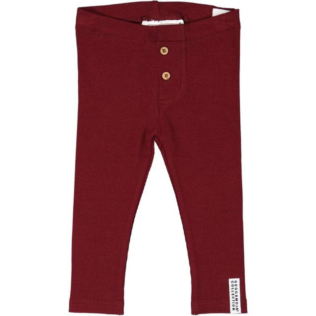 Geggamoja Leggings, Burgundy, 86-92