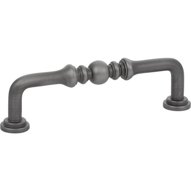 Emtek 86248US15A 6 in. Center to Center Spindle Cabinet Pull, Antique Nickel