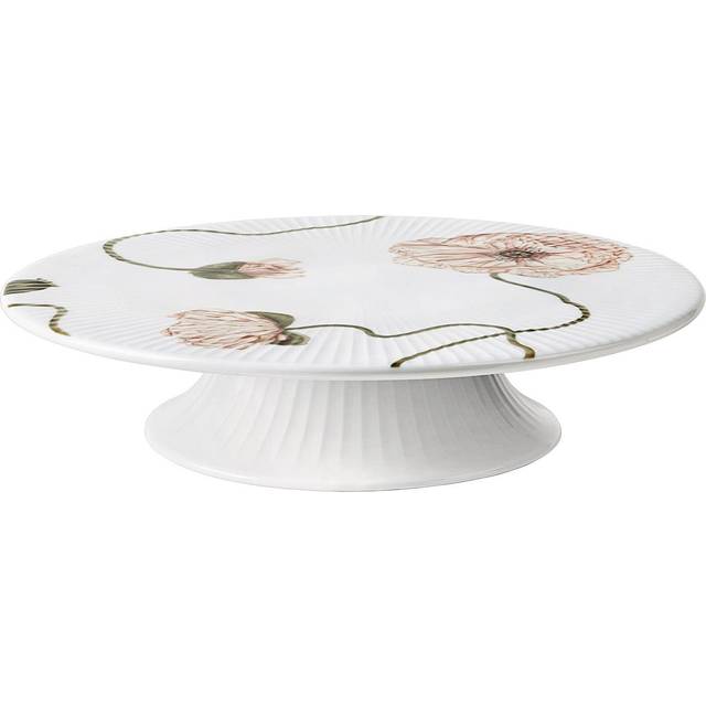 Kähler Hammershøi Poppy Cake platter Ø30 cm White