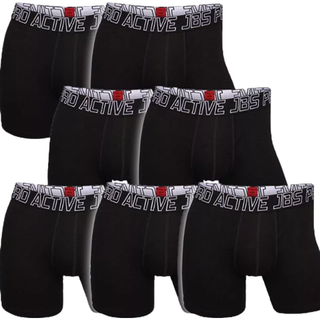 ProActive Bambus tights 7-pak i sort - Str. XL