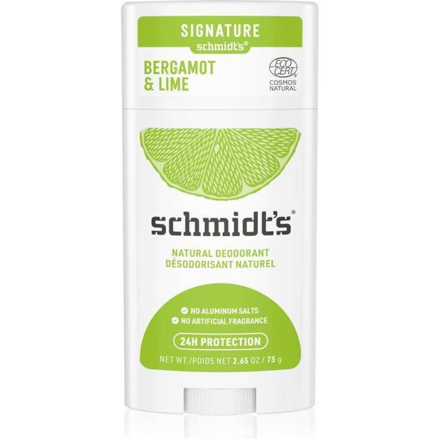 Schmidt's Natural Deodorant Aluminum Free Bergamot & Lime 2.65 oz