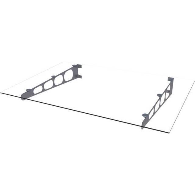 Entrétak gop Orion Glas HD/LT Rostfritt Stål 1600x900 mm (1600 mm)
