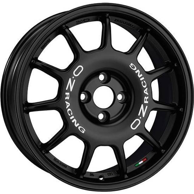 Oz Sport Leggenda Alloy Wheel 17x7 Et25 4x108 Matt Black White Lettering 75mm Cb