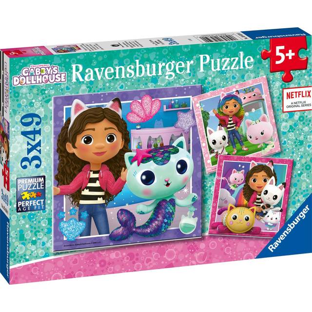 RAVENSBURGER Gabby's Dollhouse 3X49P |Multi/patterned |One Size