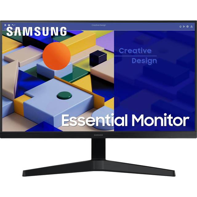 Samsung S24C310EAU - S31C Series - LED-skærm - 24 - 1920 x 1080 Full HD (1080p) @ 75 Hz - IPS - 250 cd/m² - 1000:1 - 5 ms - HDMI, VGA - sort