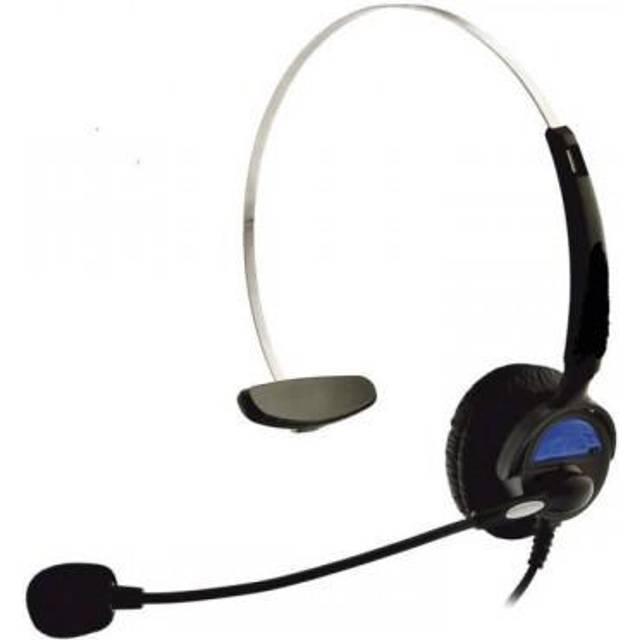 Basetech KJ-97 Telefon On-ear headset Sladd Mono Svart