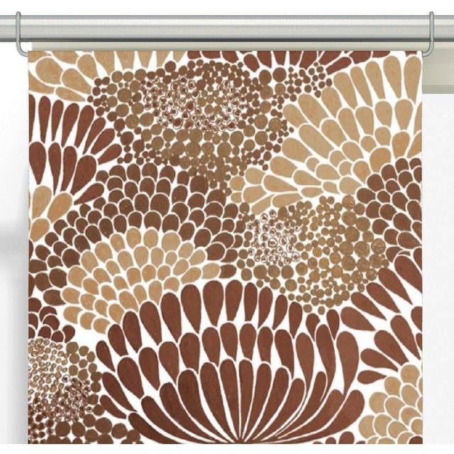 Korall Panelgardiner 2-pack - Brun