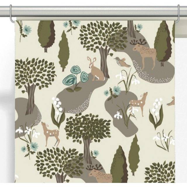 Slottskogen Panelgardiner 2-pack - Beige