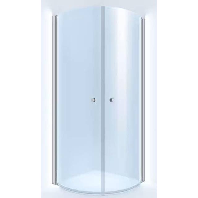 Duschhörna Arrow Basic Rund 90X90Cm Klarglas