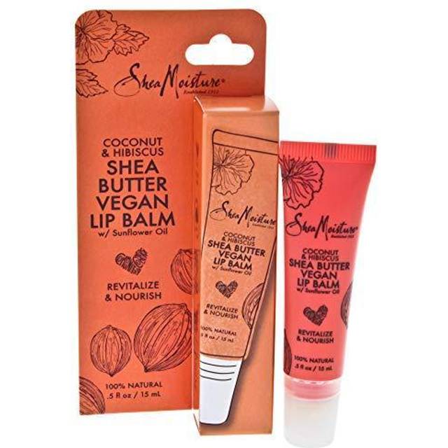 Shea Moisture Coconut & Hibiscus Butter Lip Balm Care for Unisex  0.5 Ounce